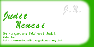 judit menesi business card